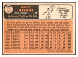 1966 Topps Baseball #533 Jerry Adair Orioles EX 480703