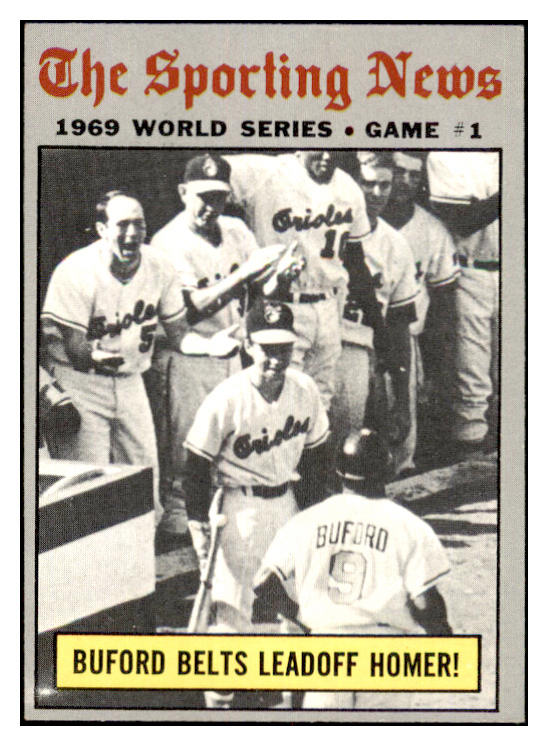 1970 Topps Baseball #305 World Series Game 1 Buford VG-EX 480785