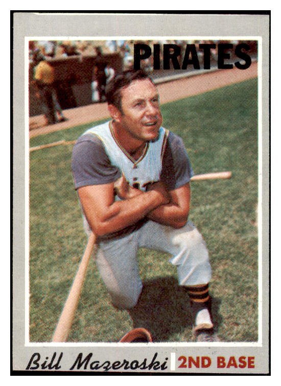 1970 Topps Baseball #440 Bill Mazeroski Pirates VG-EX 480809