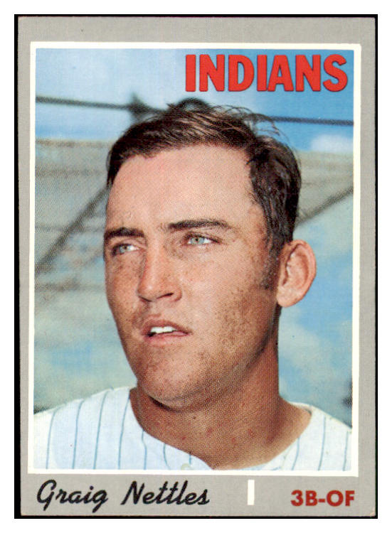 1970 Topps Baseball #491 Graig Nettles Indians VG-EX 480811