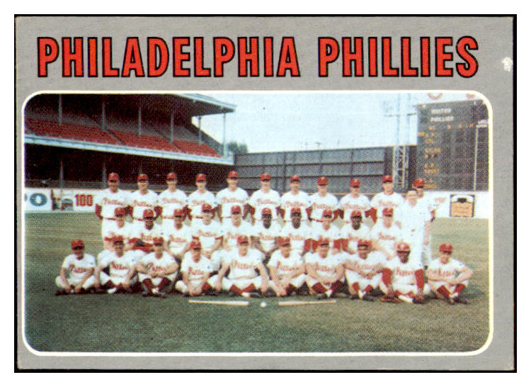 1970 Topps Baseball #436 Philadelphia Phillies Team VG-EX 480814