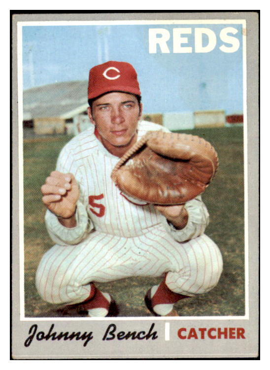 1970 Topps Baseball #660 Johnny Bench Reds EX 480817