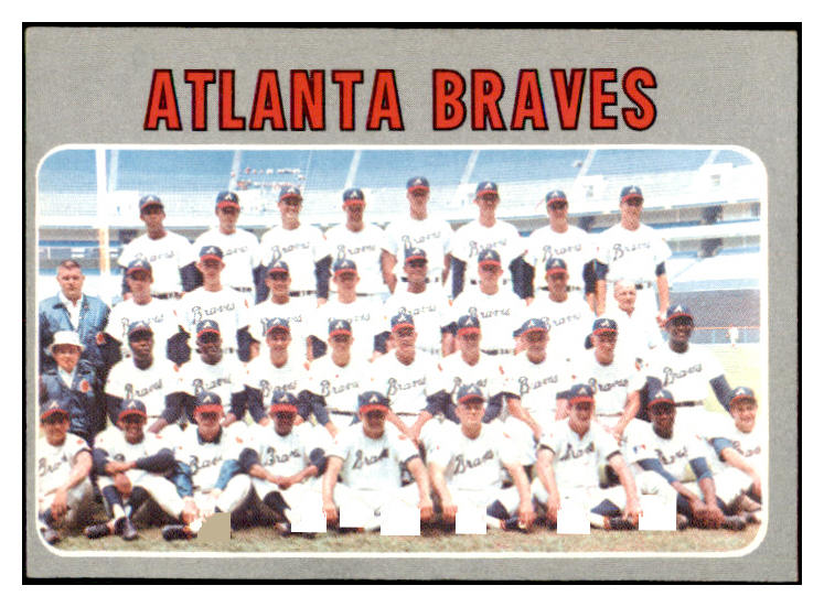 1970 Topps Baseball #472 Atlanta Braves Team EX 480829