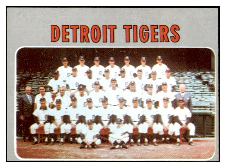 1970 Topps Baseball #579 Detroit Tigers Team VG-EX 480831