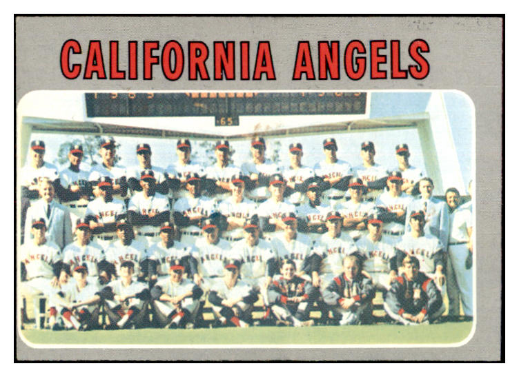 1970 Topps Baseball #522 California Angels Team VG-EX 480842