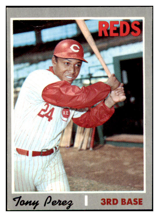 1970 Topps Baseball #380 Tony Perez Reds VG-EX 480846