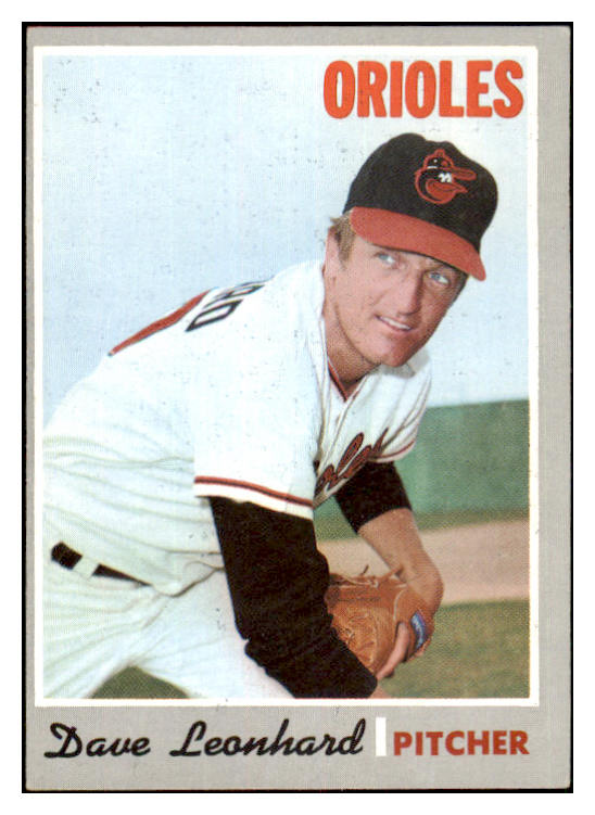 1970 Topps Baseball #674 Dave Leonhard Orioles VG-EX 480857