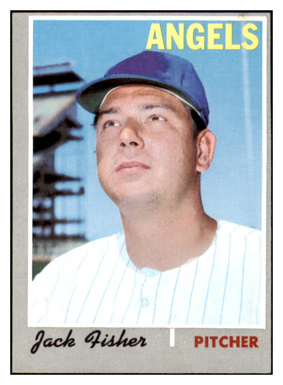 1970 Topps Baseball #684 Jack Fisher Angels VG-EX 480860