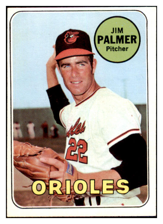 1969 Topps Baseball #573 Jim Palmer Orioles EX-MT