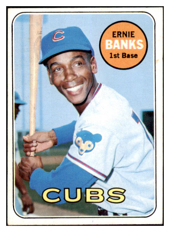 1969 Topps Baseball #020 Ernie Banks Cubs EX+/EX-MT