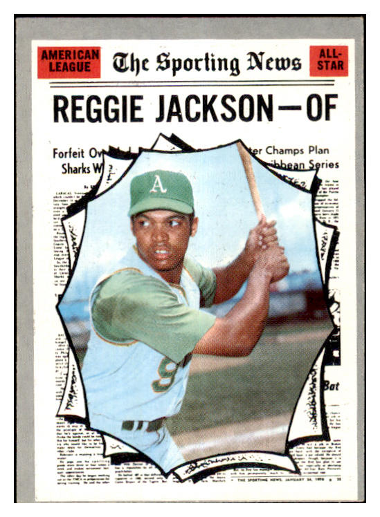 1970 Topps Baseball #459 Reggie Jackson A.S. A's VG-EX 480900