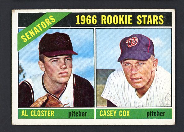 1966 Topps Baseball #549 Casey Cox Senators VG-EX 480911