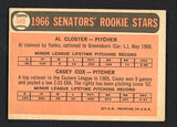 1966 Topps Baseball #549 Casey Cox Senators VG-EX 480911