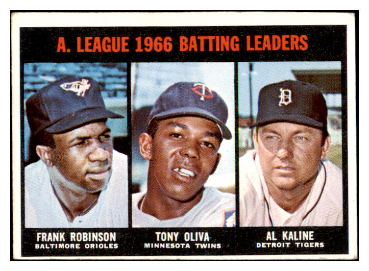 1967 Topps Baseball #239 A.L. Batting Leaders Robinson VG-EX 480935