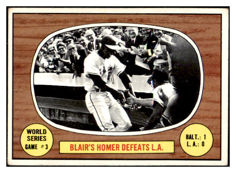 1967 Topps Baseball #153 World Series Game 3 Blair VG-EX 480942