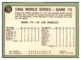 1967 Topps Baseball #152 World Series Game 2 Jim Palmer VG-EX 480949