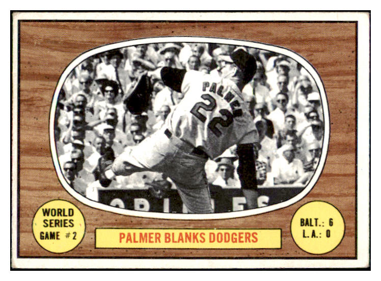 1967 Topps Baseball #152 World Series Game 2 Jim Palmer VG-EX 480950