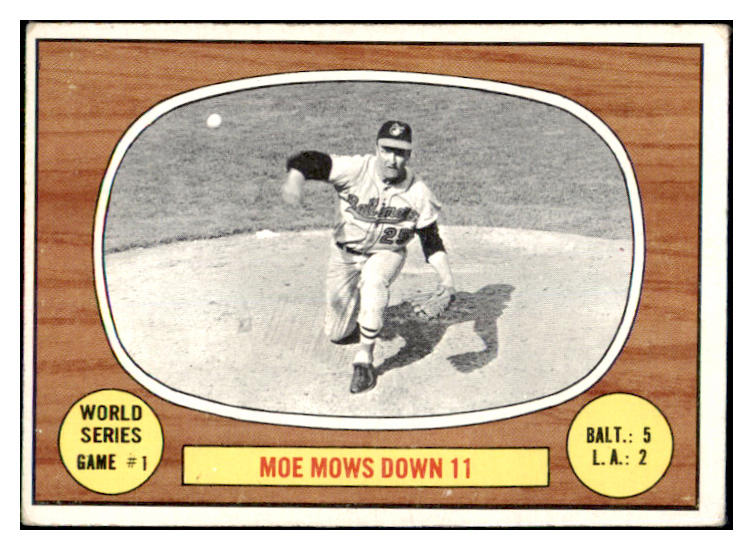 1967 Topps Baseball #151 World Series Game 1 Drabowsky VG-EX 480953