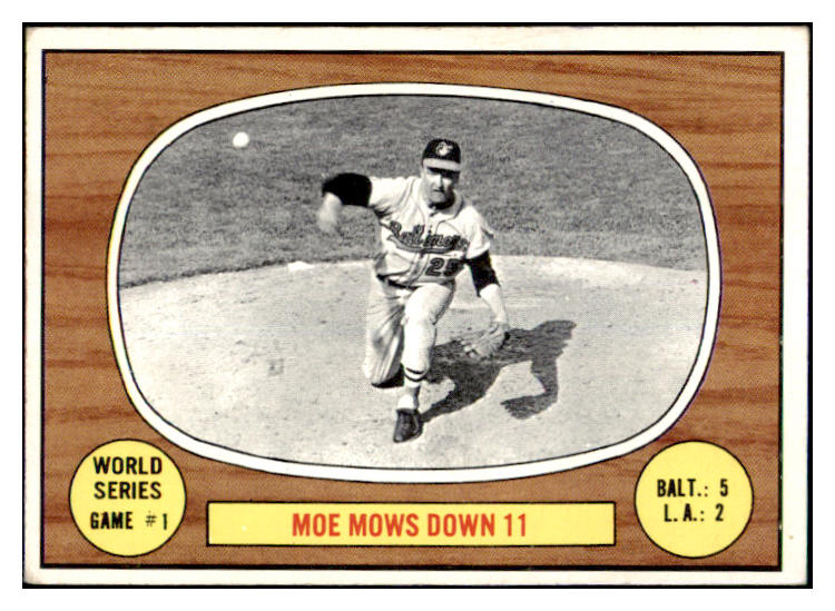 1967 Topps Baseball #151 World Series Game 1 Drabowsky VG-EX 480954