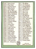 1967 Topps Baseball #278 Checklist 4 Jim Kaat VG-EX 480957