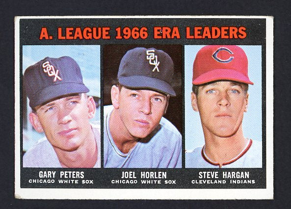 1967 Topps Baseball #233 A.L. ERA Leaders Peters VG-EX 480974
