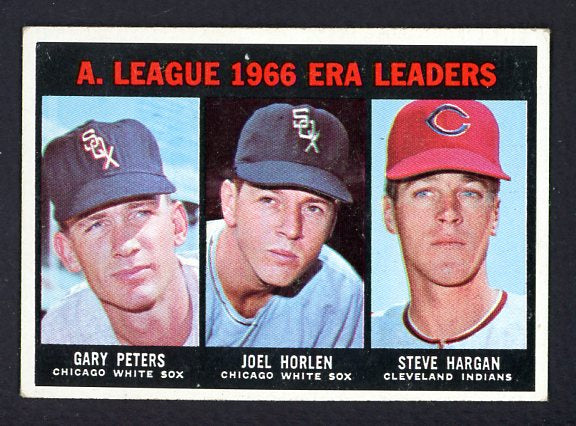 1967 Topps Baseball #233 A.L. ERA Leaders Peters VG-EX 480976