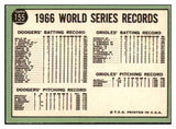 1967 Topps Baseball #155 World Series Summary Bauer VG-EX 480986