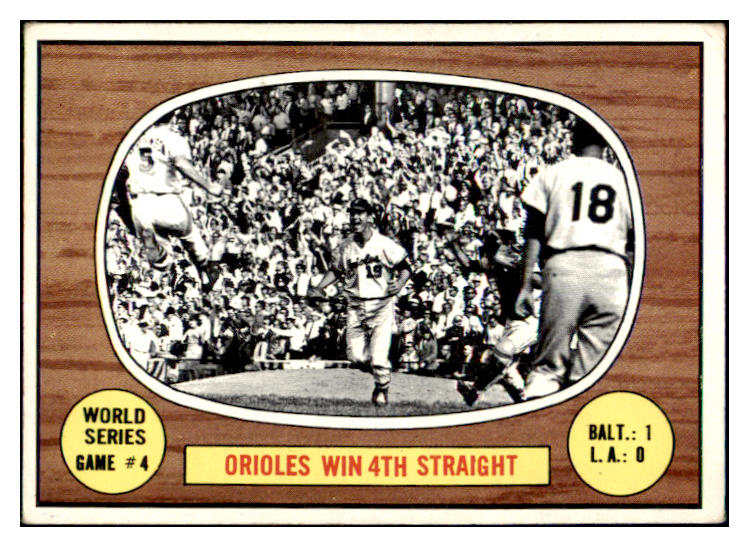 1967 Topps Baseball #154 World Series Game 4 Robinson VG-EX 480989