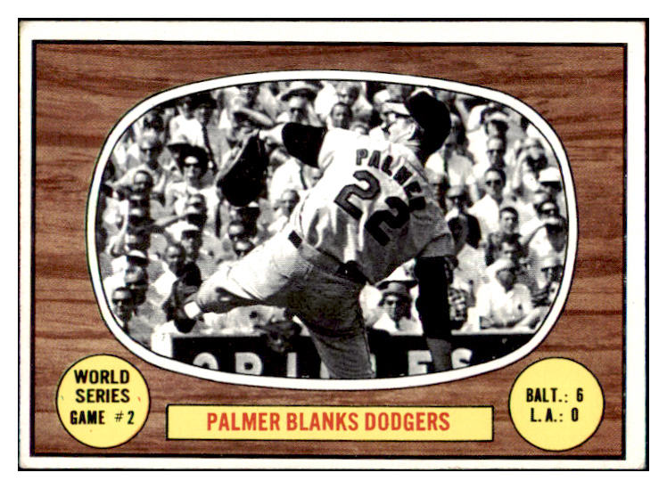 1967 Topps Baseball #152 World Series Game 2 Jim Palmer EX 481067