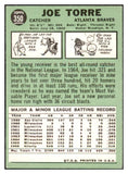 1967 Topps Baseball #350 Joe Torre Braves EX 481074