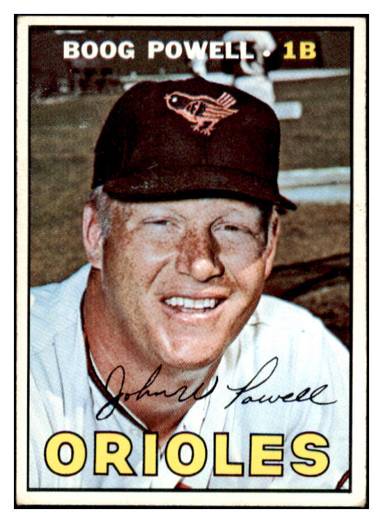 1967 Topps Baseball #230 Boog Powell Orioles EX 481075