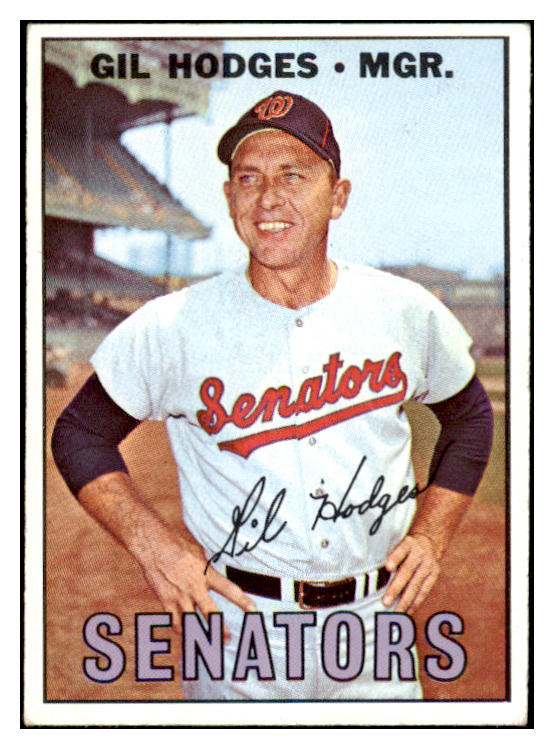 1967 Topps Baseball #228 Gil Hodges Senators EX 481091