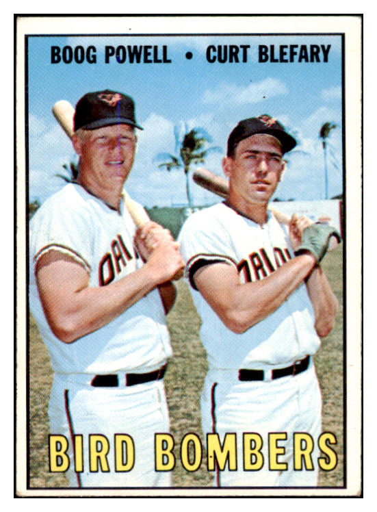 1967 Topps Baseball #521 Boog Powell Curt Blefary VG-EX 481108