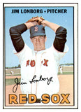 1967 Topps Baseball #371 Jim Lonborg Red Sox VG-EX 481118