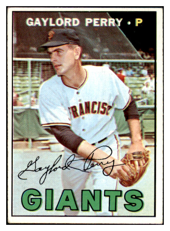 1967 Topps Baseball #320 Gaylord Perry Giants EX