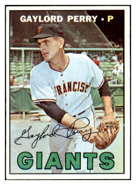 1967 Topps Baseball #320 Gaylord Perry Giants EX+/EX-MT