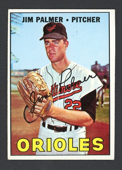 1967 Topps Baseball #475 Jim Palmer Orioles EX+/EX-MT