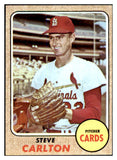 1968 Topps Baseball #408 Steve Carlton Cardinals EX-MT