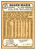1968 Topps Baseball #330 Roger Maris Cardinals EX 481172