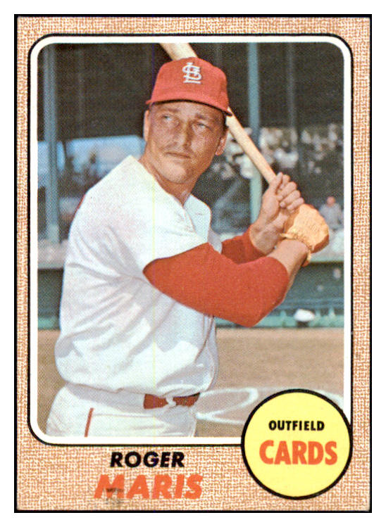 1968 Topps Baseball #330 Roger Maris Cardinals EX 481173