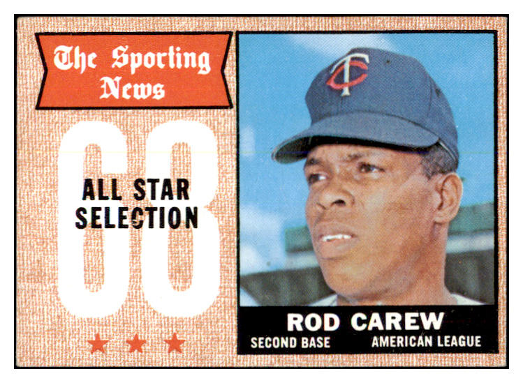 1968 Topps Baseball #363 Rod Carew A.S. Twins EX-MT