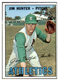1967 Topps Baseball #369 Catfish Hunter A's VG-EX 481187