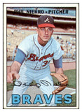 1967 Topps Baseball #456 Phil Niekro Braves VG-EX 481188