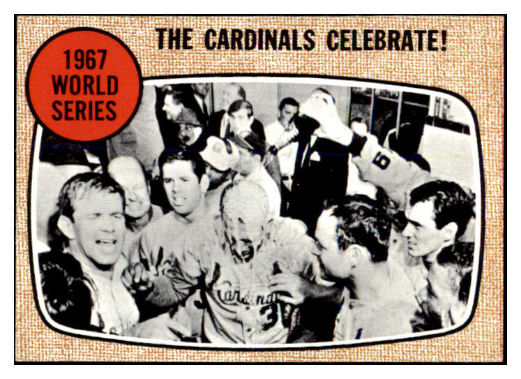 1968 Topps Baseball #158 World Series Summary McCarver EX 481194