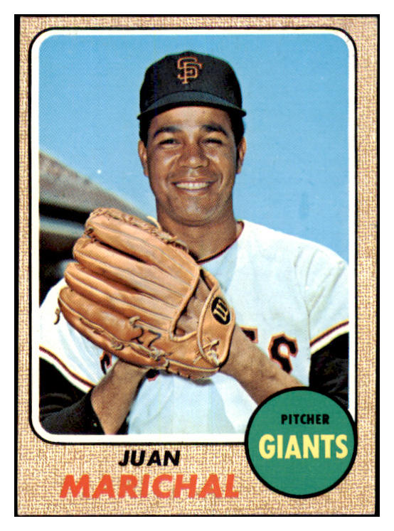 1968 Topps Baseball #205 Juan Marichal Giants EX 481205