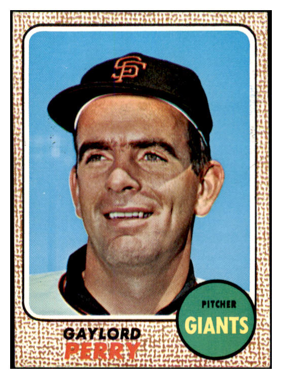 1968 Topps Baseball #085 Gaylord Perry Giants EX-MT
