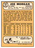 1968 Topps Baseball #144 Joe Morgan Astros EX 481213