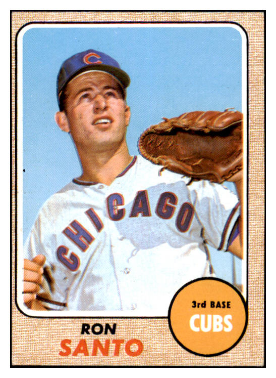 1968 Topps Baseball #235 Ron Santo Cubs VG-EX 481231