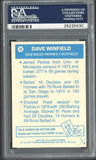 1977 Topps Baseball Cloth Stickers #052 Dave Winfield Padres PSA 9 MINT 481328