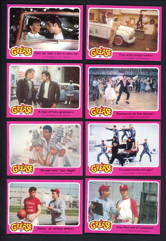 1978 Topps Grease Complete Set NR-MT 481344